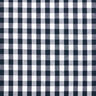 Cotton Vichy check 1 cm – blue-black/white,  thumbnail number 1