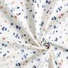 GOTS Cotton Jersey Watercolour dots digital print – white/indigo,  thumbnail number 3