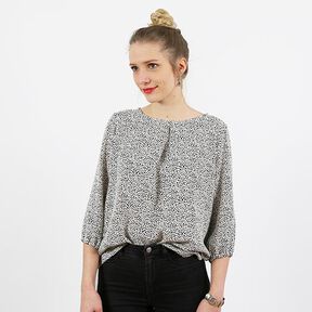 FRAU SUKI - slip-on blouse with box pleats, Studio Schnittreif | XS - XXL, 