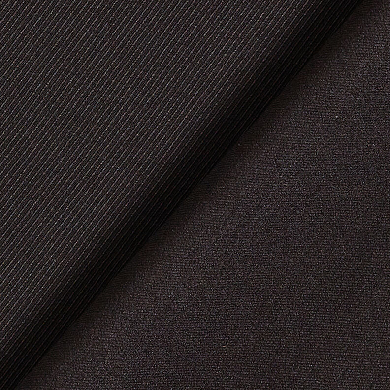 plain stretchy trouser fabric – black,  image number 4