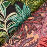 Decor Fabric Jacquard Jungle Leaves – black/green,  thumbnail number 4