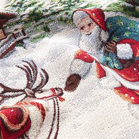 Panel Tapestry Fabric Lurex Santa – offwhite, 