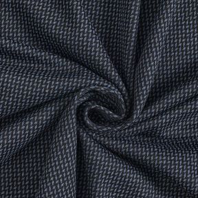 Jacquard knit mini Salmis – black/blue grey, 