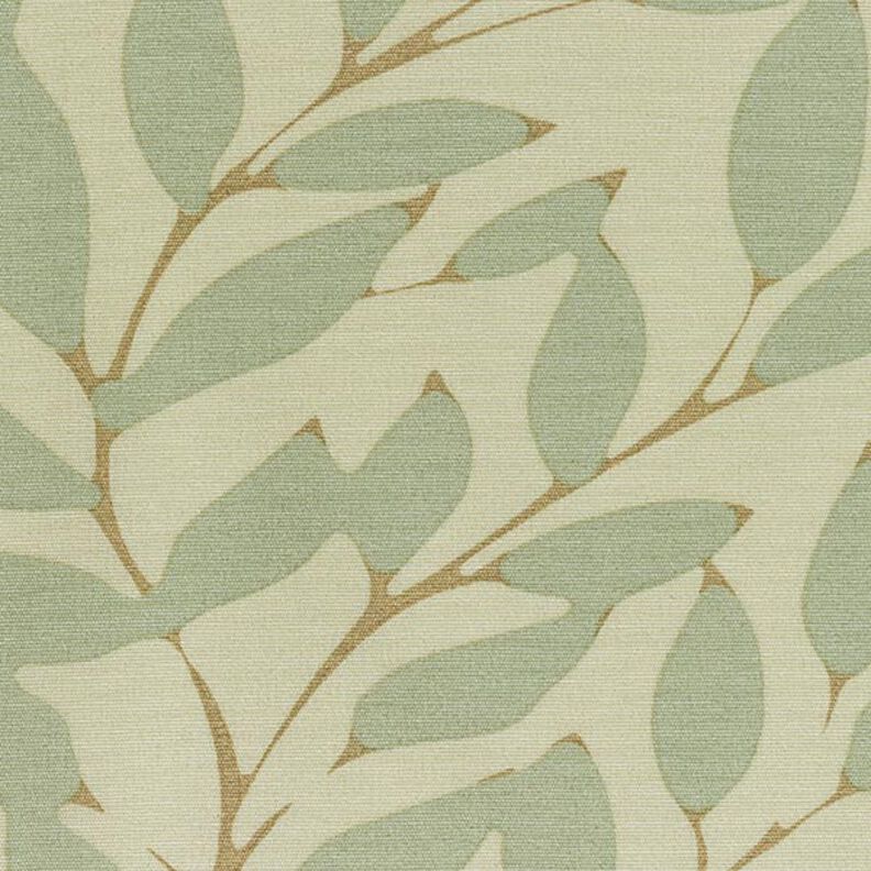 Decor Fabric Canvas Blurred Leaves – natural/reed,  image number 5