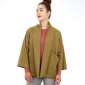 FRAU SINA - kimono jacket with slanted pockets, Studio Schnittreif | XS - XXL, 