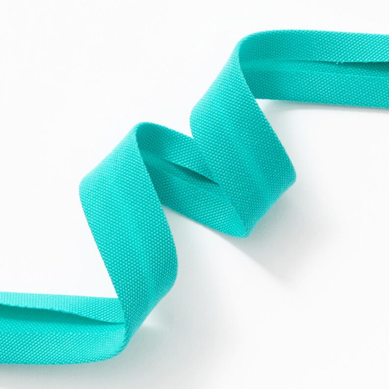 Outdoor Bias binding folded [20 mm] – aqua blue,  image number 3