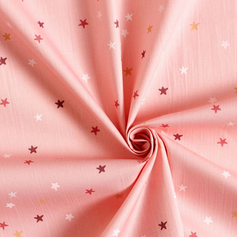 Cotton Poplin little stars – light dusky pink,  image number 3