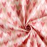 Cotton Poplin hearts – light dusky pink,  thumbnail number 3