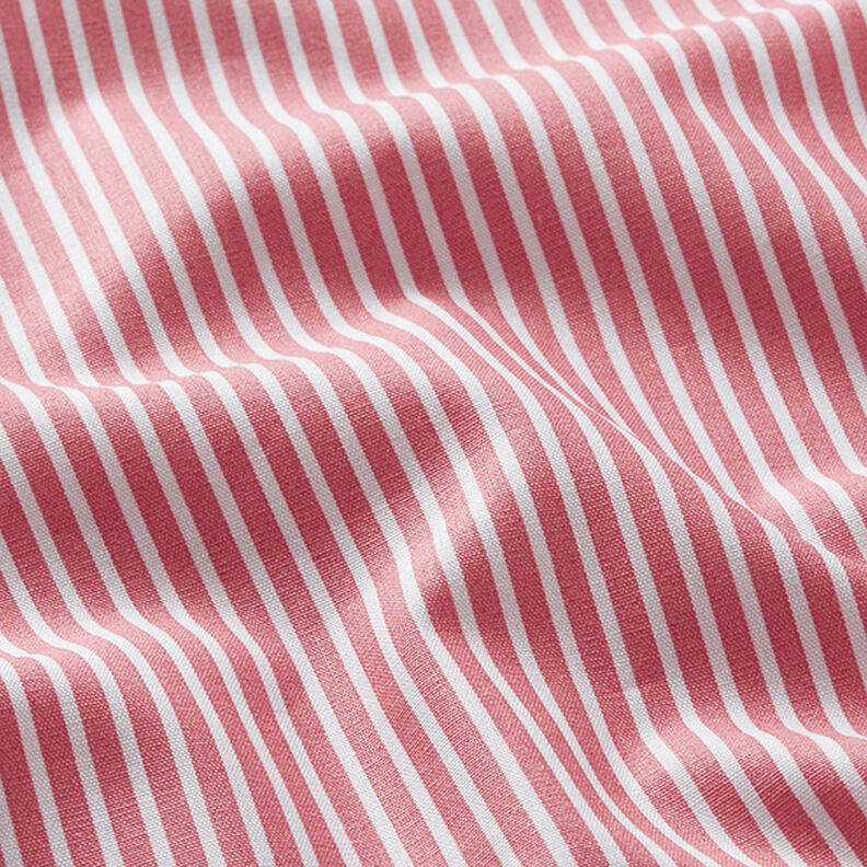 Cotton Poplin Stripes – pink/white,  image number 2