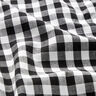 Cotton Vichy check 1 cm – black/white,  thumbnail number 2