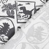 Cotton Jersey Dinosaur patches | by Poppy white/anthracite,  thumbnail number 4