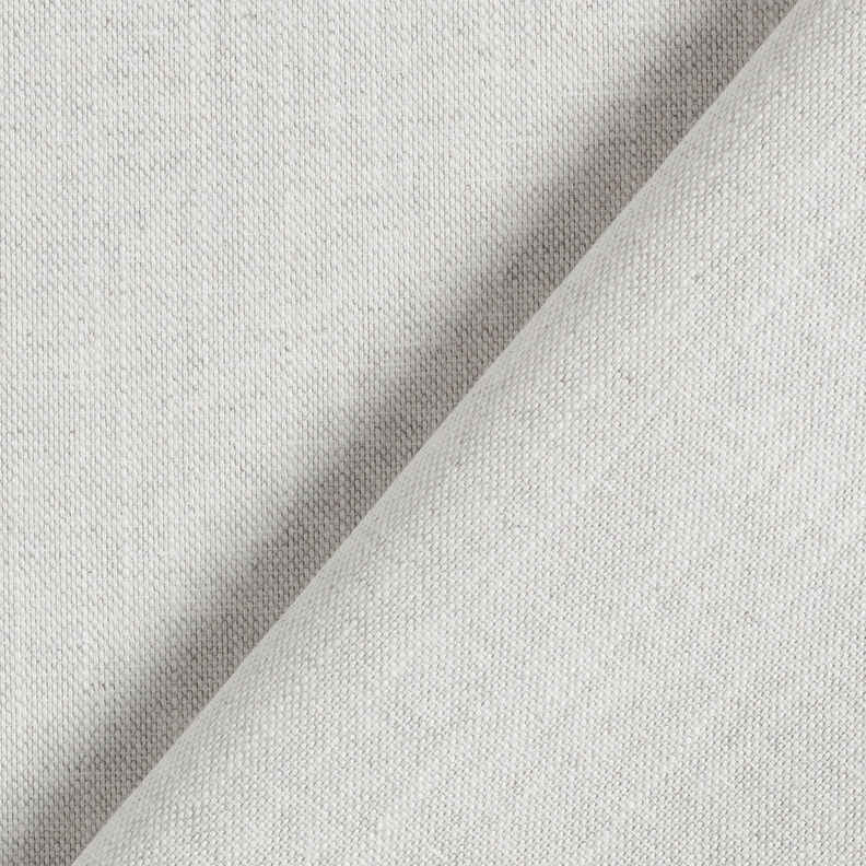 Decor Fabric Half Panama Subtle Texture – silver grey/light beige,  image number 4