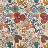 Decor Fabric Half Panama floral picture – natural/blue,  thumbnail number 1