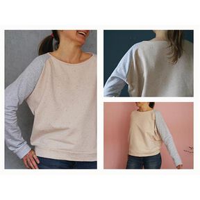 FRAU MONA Raglan Jumper with Narrow Sleeves | Studio Schnittreif | XS-L, 