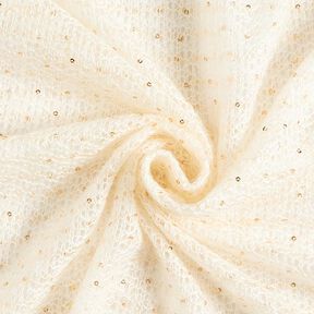 Lightweight Sequin Knit Fabric – white, 