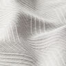 Decorative jacquard fabric, wavy lines – light grey,  thumbnail number 2