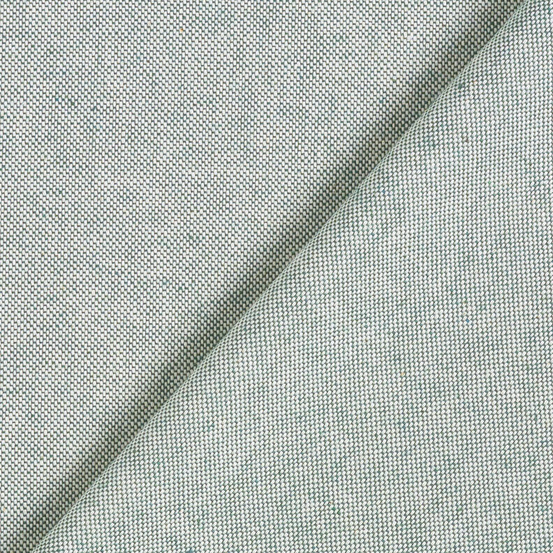 Decor Fabric Half Panama Coloured fabric – dark green/natural,  image number 4