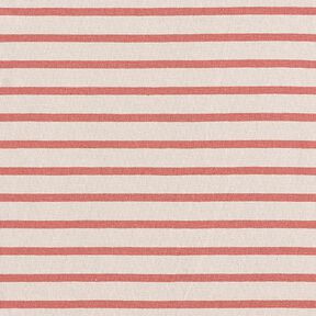 Narrow & Wide Stripes Cotton Jersey – anemone/terracotta, 