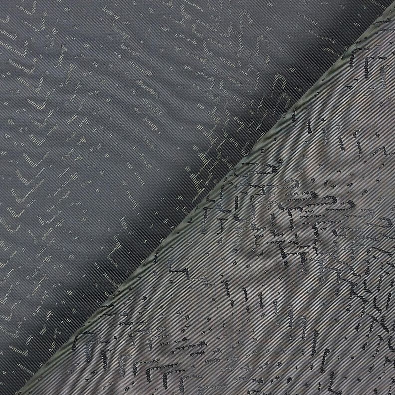 Lining Fabric Jacquard Scaly Pattern – anthracite,  image number 4