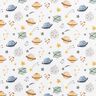 Decor Fabric Half Panama Planets – white,  thumbnail number 1