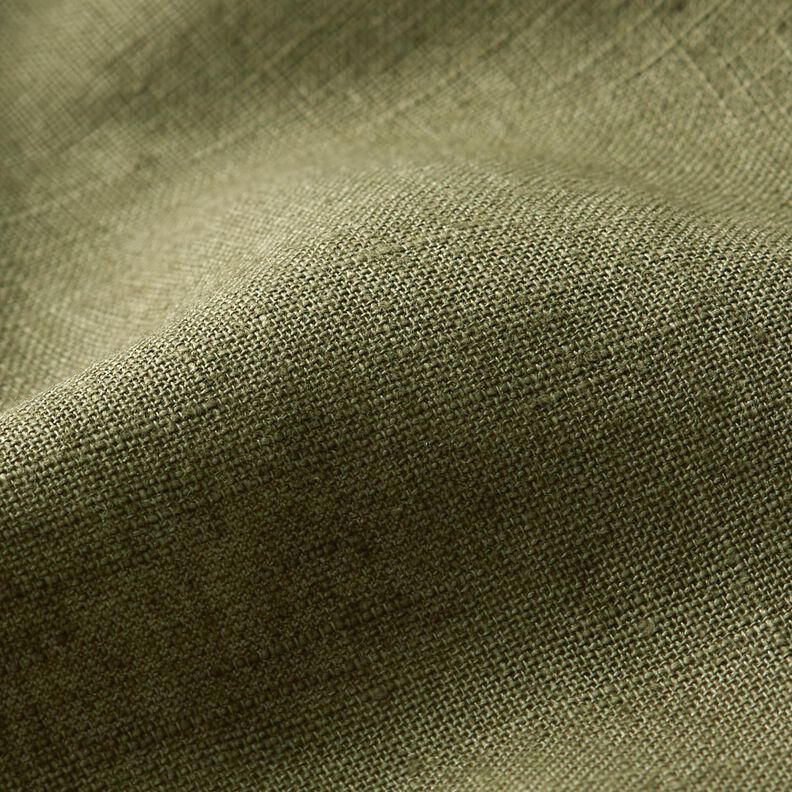 Lightweight linen blend pre-washed – light khaki,  image number 3