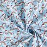 Cotton Poplin Hello Kitty rainbows Licensed Fabric | SANRIO – sky blue,  thumbnail number 3