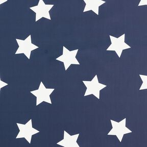 Raincoat Fabric stars – navy blue, 