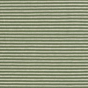 Narrow Stripes Cotton Jersey – reed/pine, 
