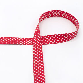 Bias binding Dots [18 mm] – red, 