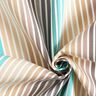 Outdoor Fabric Canvas Stripes with colour gradient – turquoise/grey,  thumbnail number 4