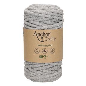 Anchor Crafty Recycled Macrame Cord [5mm] – light grey, 