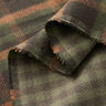 Coat fabric double-face tartan – terracotta/fir green,  thumbnail number 2