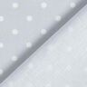 Cotton Cretonne dots – white/silver grey,  thumbnail number 4