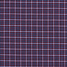 Cotton fabric double check – black/red, 