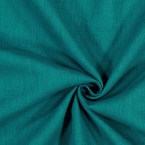 Linen fabric Ramie mix medium – blue spruce, 