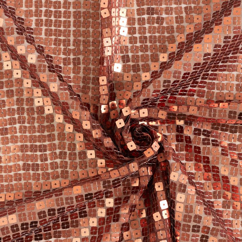 Sequin fabric squares – bronze,  image number 3