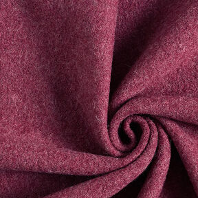 Fulled woollen loden Mottled – burgundy, 