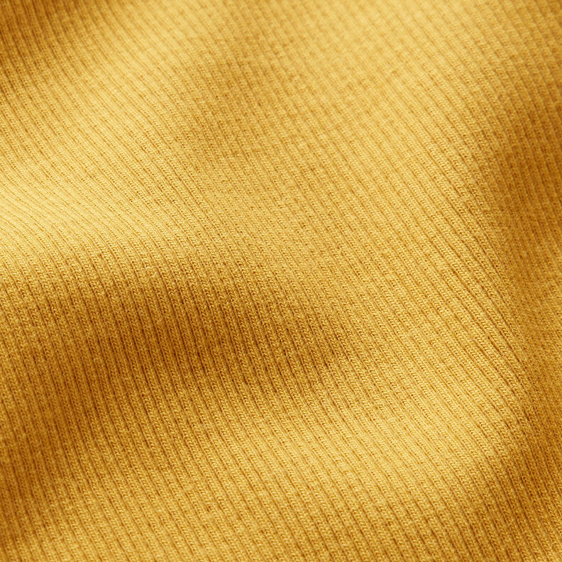 Fine rib Cotton Jersey – mustard,  image number 2