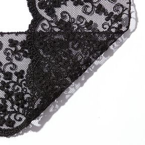 Tulle Lace [75mm] - black, 