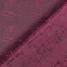 Lining Fabric Jacquard Grid Pattern – burgundy,  thumbnail number 4