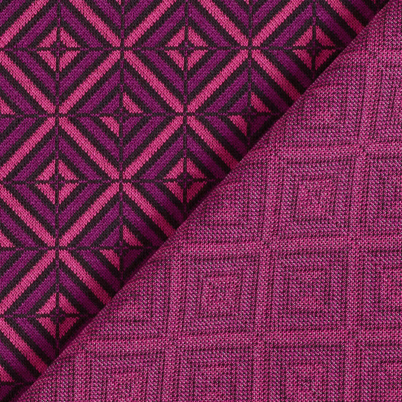 Diamonds knitted jacquard – intense pink/lilac,  image number 5