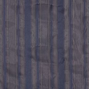 Chiffon Satin stripes with lurex – navy blue, 