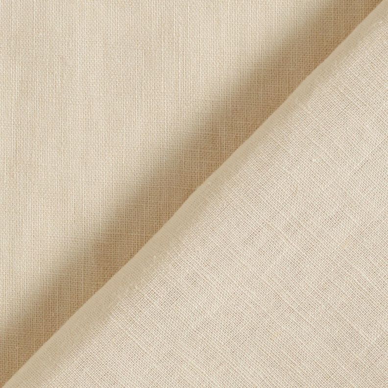 Lightweight linen blend pre-washed – almond,  image number 4