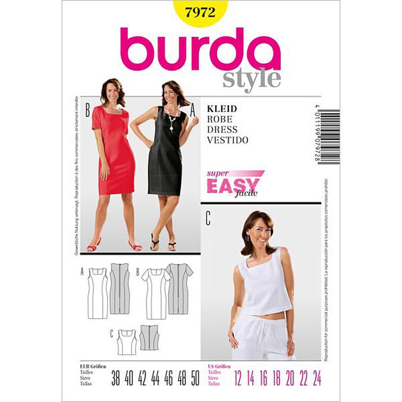 Dress, Burda 7972,  image number 1