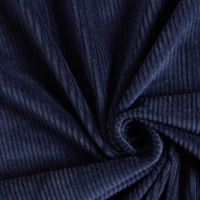 Stretchy wide corduroy – navy blue, 