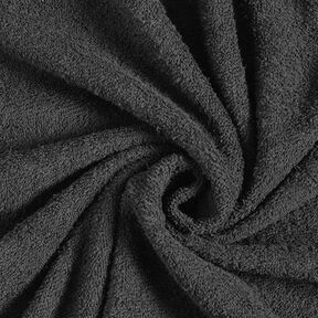Towelling Fabric – black, 