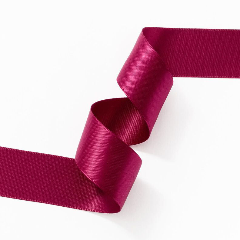 Satin Ribbon [25 mm] – burgundy,  image number 3