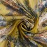 Chiffon Plisée Floral Painting – yellow olive,  thumbnail number 3