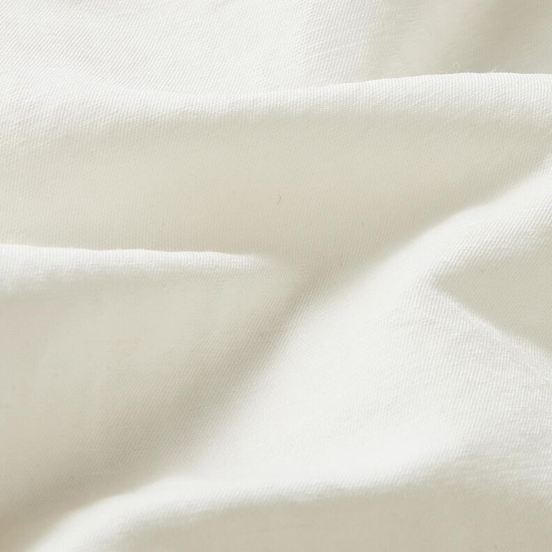 Plain viscose linen blend shirt fabric – white,  image number 2