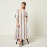 Vertical stripes viscose crepe – white,  thumbnail number 5